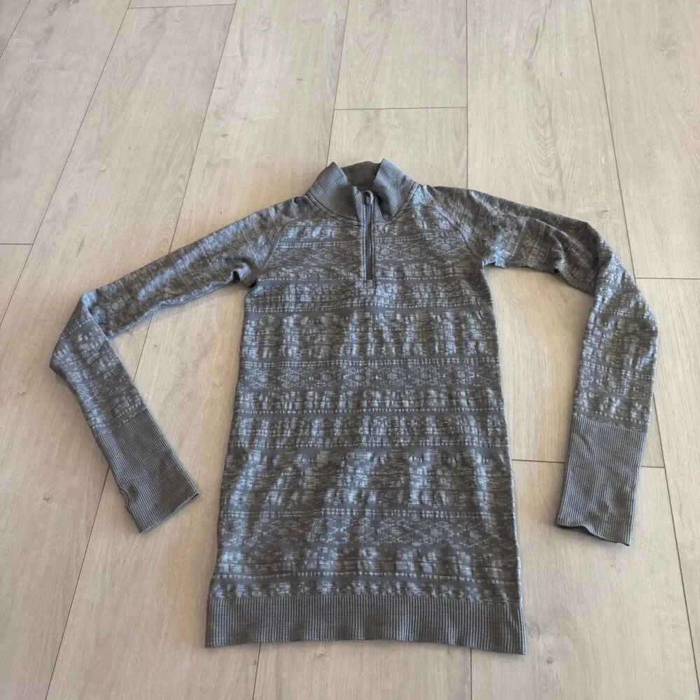 Lululemon rest less half-zip long sleeve top size s